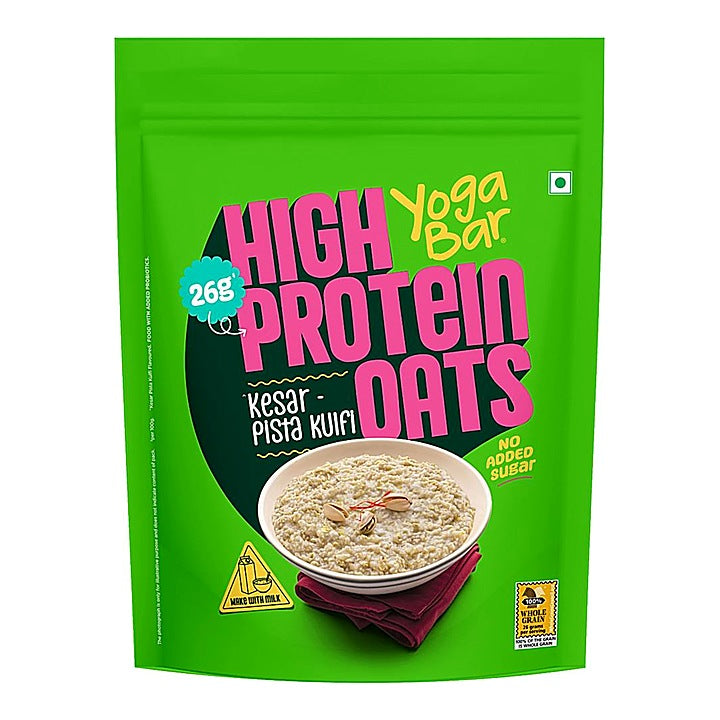 Yoga Bar High Protein Kesar-Pista Kulfi Oats : 250 g