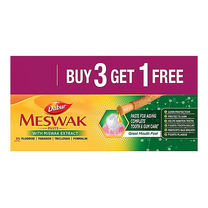 Dabur Meswak Toothpaste : 3 U x 150 g
