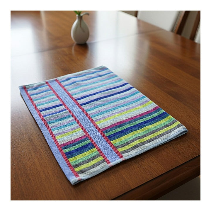 EW Colourfull Hand Towel Stripe 40 X 60 cm - Pack Of 2 : 1 Unit