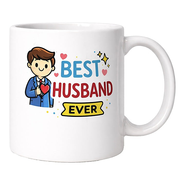 Best Husband Ever Coffee Mug By Prahilux - 330 ml : 1 Unit