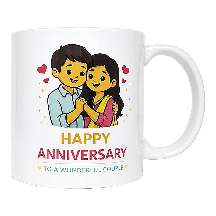 Happy Anniversary Coffee Mug By Prahilux - 330 ml : 1 Unit
