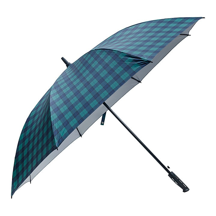 Sun Umbrella Long Non-Folding Golf Sliver 1 Chex Auto Open - 30 Inches : 1 Unit