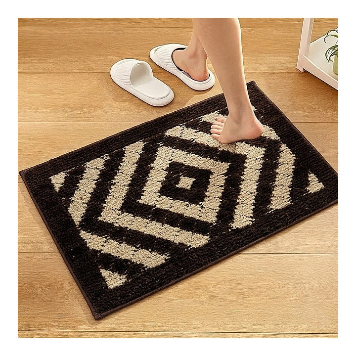 Elanza Antiskid high absorbent Doormat FRS 2 (Brown) - 40 x 60 cm : 1 Unit
