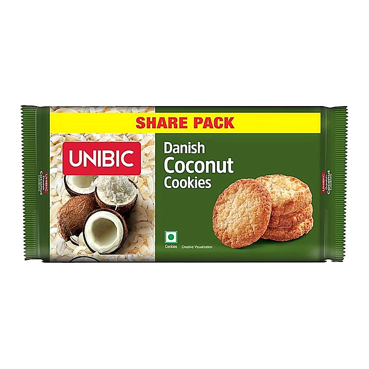 Unibic Danish Coconut Cookies (4 U x 73.75 g) : 295 g
