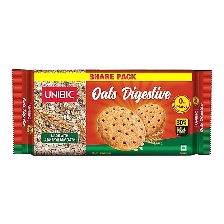 Unibic Oats Digestive Cookies Biscuits (5 U x 199 g) : 995 g