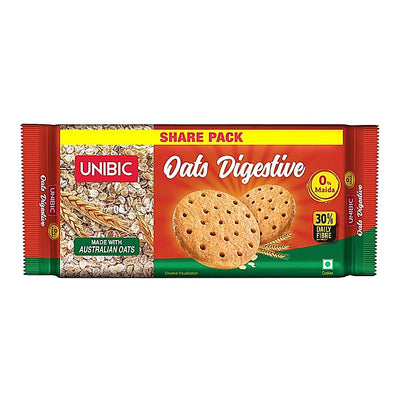 Unibic Oats Digestive Cookies Biscuits (5 U x 199 g) : 995 g
