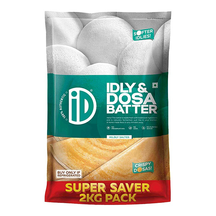iD Idly & Dosa Batter Mildly Salted : 2 kg