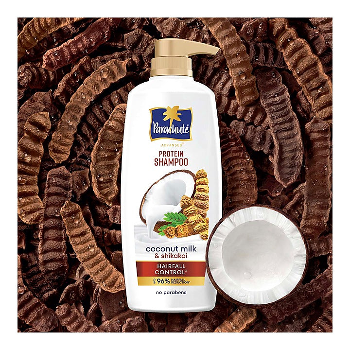 Parachute Advansed Coconut Milk & Shikakai Hairfall Control Shampoo : 650 ml