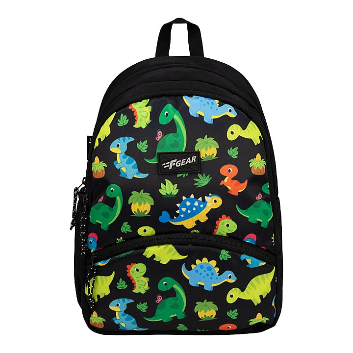 F Gear Brio Colourful Dino Backpack (Black) 13 L : 1 Unit