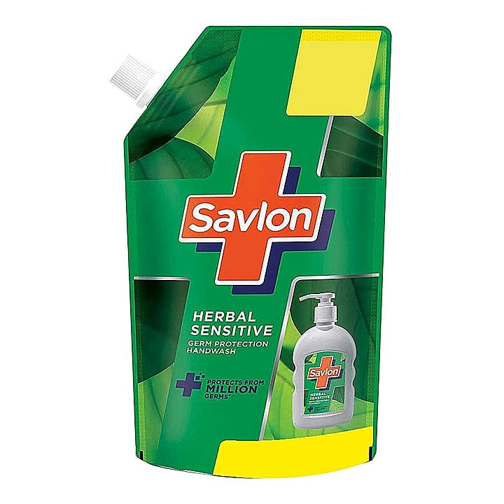 Savlon Herbal Sensitive Handwash Pouch : 650 ml