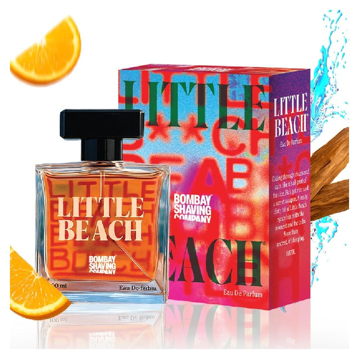 Bombay Shaving Company Little Beach Perfume for Men | Fresh Aquatic Long Lasting Perfume | Eau de Parfum | Gift for Men | Gift for Husband | Gift for Boyfriend | 100ml