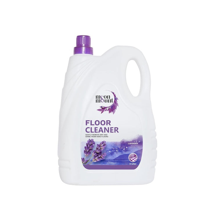 Moon & Mount Disinfectant Surface Floor Cleaner Liquid Removes Stains, Kills 99.9% Germs, Tile, Removes Stubborn Stains, Non-Toxic, Skin Friendly-5 L (Lavender)