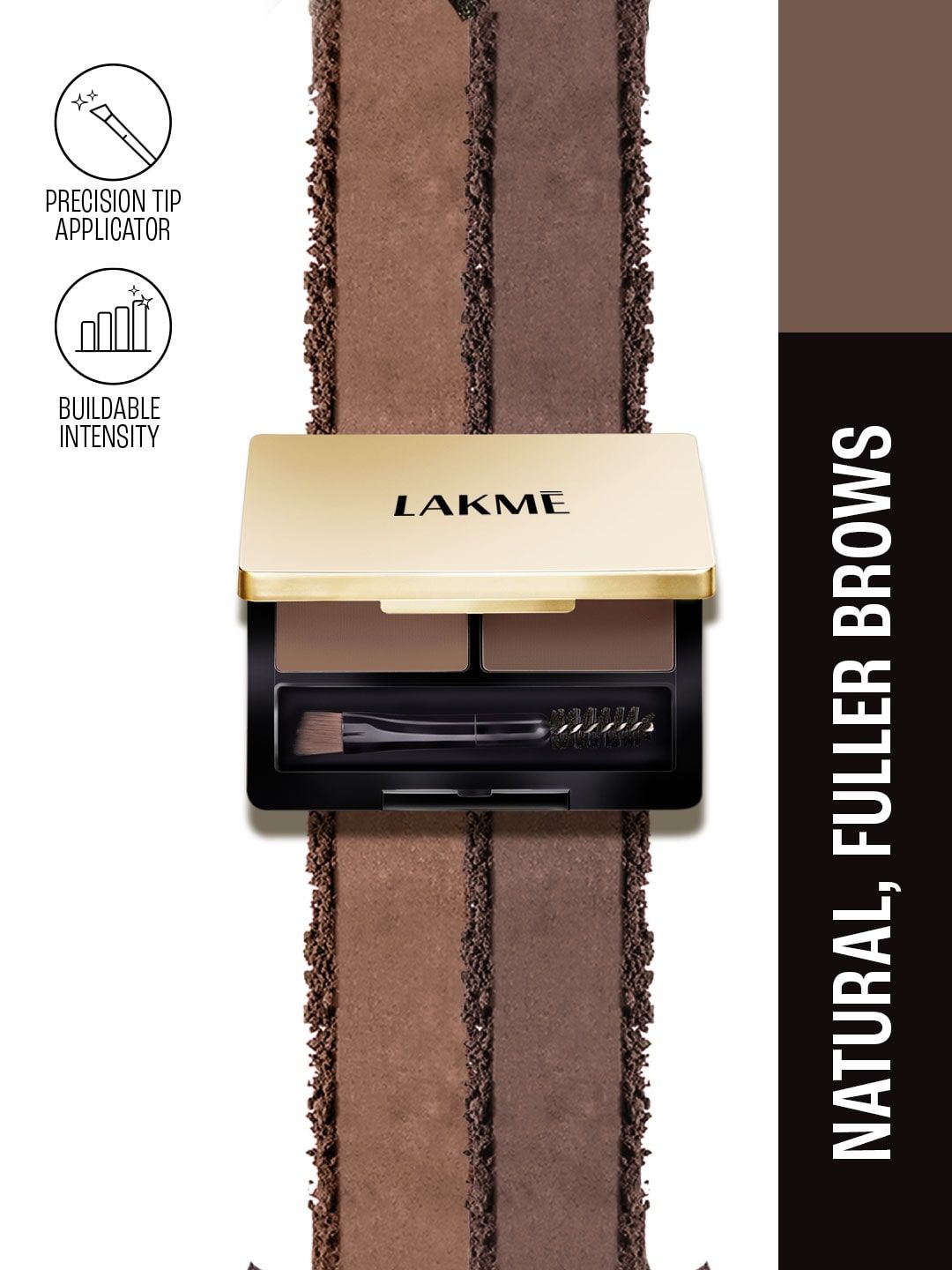 Lakme Facelift Brow Sculpt Buildable Palette for Natural Fuller Brows With Vitamin E 4.5g