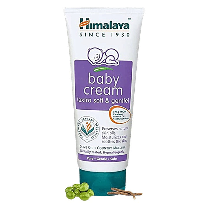 Himalaya Baby Cream - Extra Soft & Gentle, Paraben Free (50 ml)