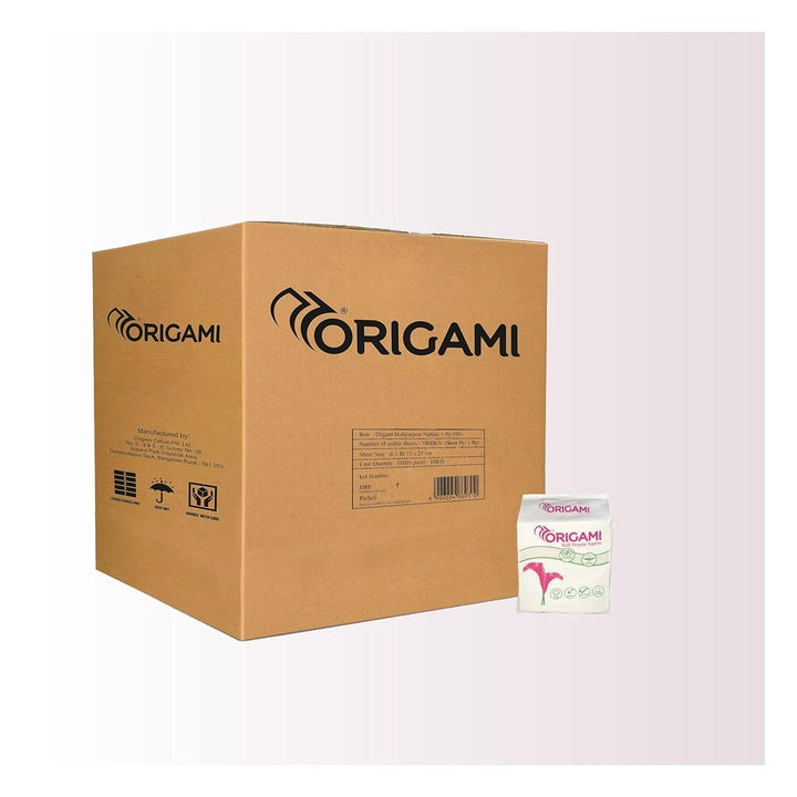 Origami Multi Purpose 21 x 21-1 Ply 100 S | Home & Commercial Use