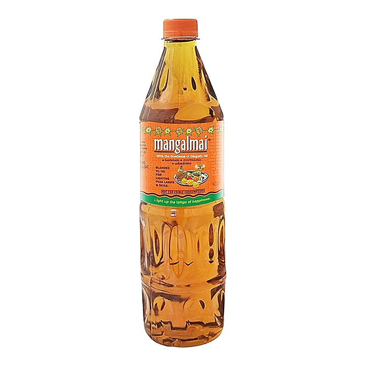 Mangalmai Puja Lamp and Diya Oil : 900 ml