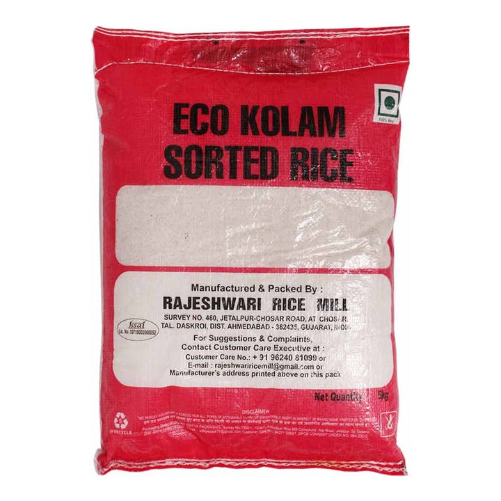 Rice Eco Kolam Sorted Rice : 5 kgs
