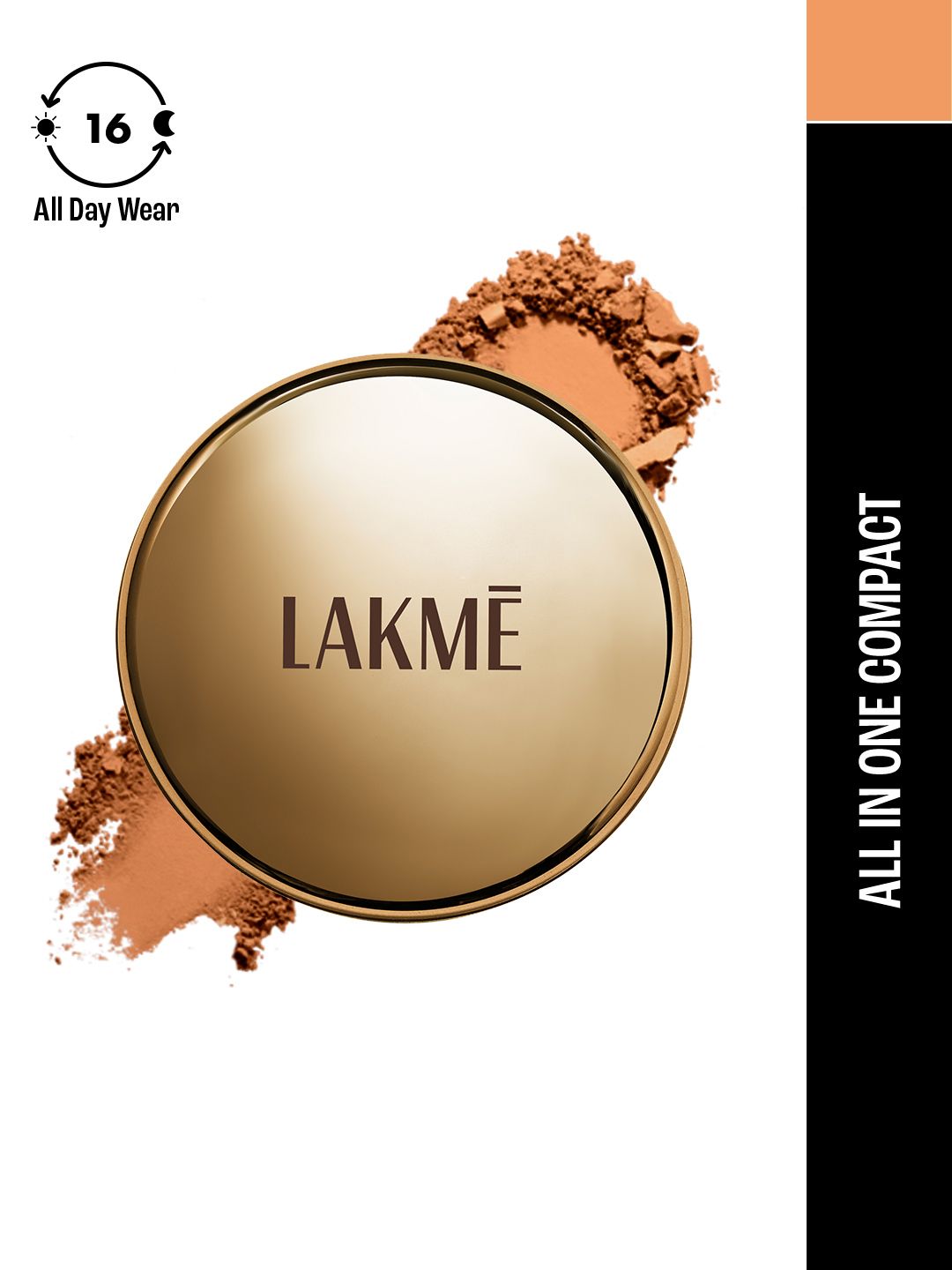 Lakme Powerplay Priming Powder Foundation, Lasting Matte - Natural Almond, 9g