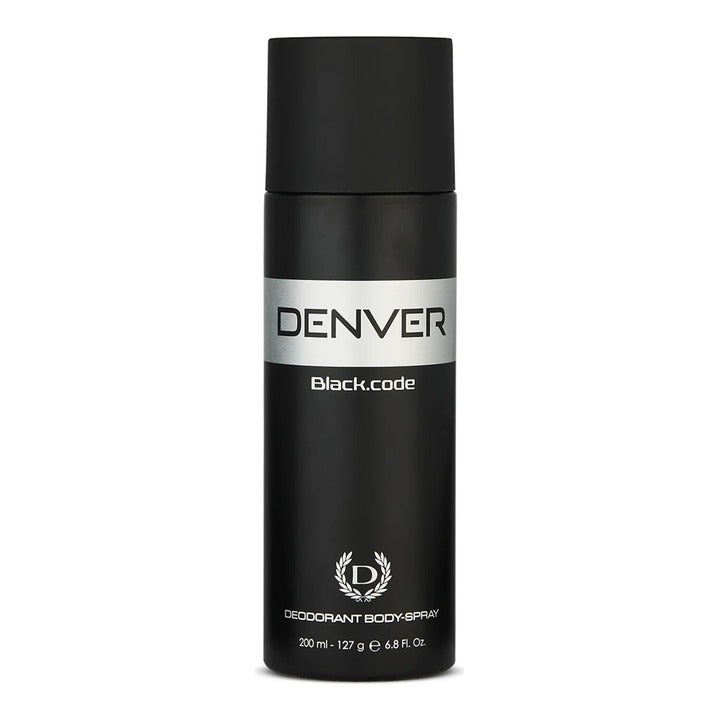 Denver Black Code Deo : 180 ml