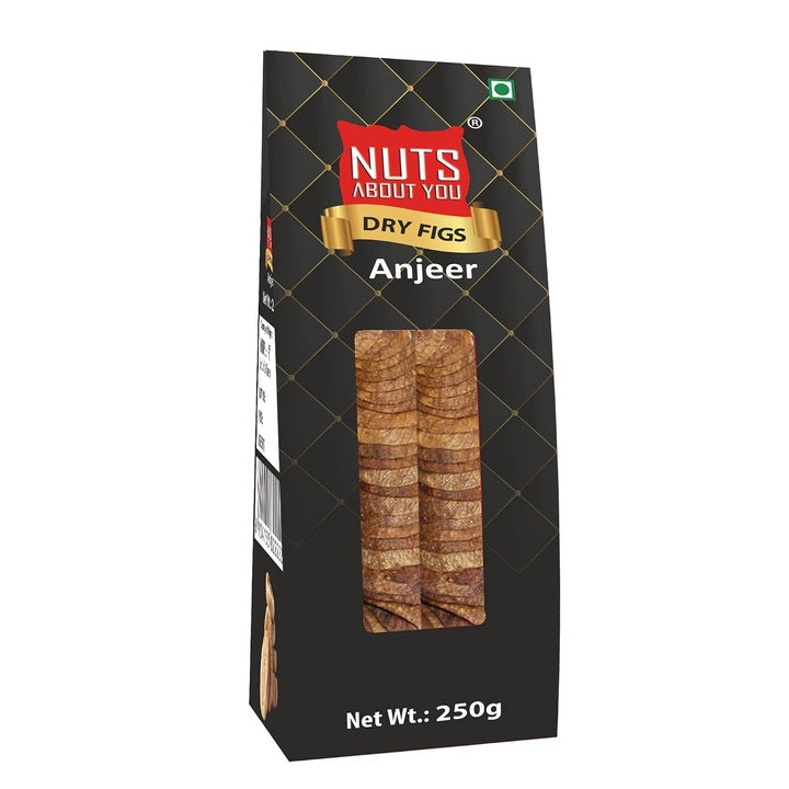 Nuts About You DRY FIGS, 250 g | 100% Natural | Premium | Anjeer