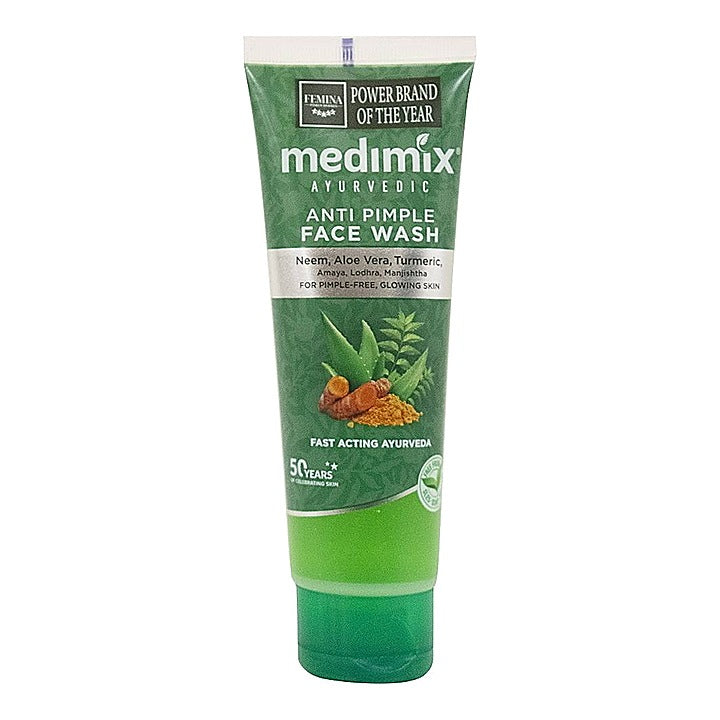 Medimix Ayurvedic 6 Herbs Anti Pimple Face Wash : 100 ml