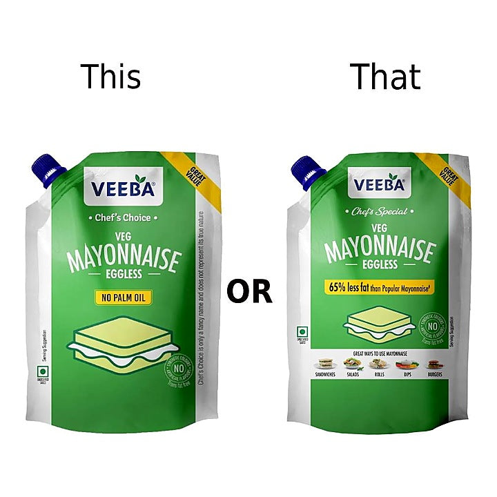 Veeba Eggless Mayonnaise : 1.1 kg