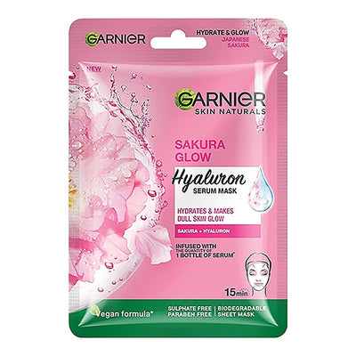 Garnier Japanese Sakura Serum Tissue Mask : 28 g