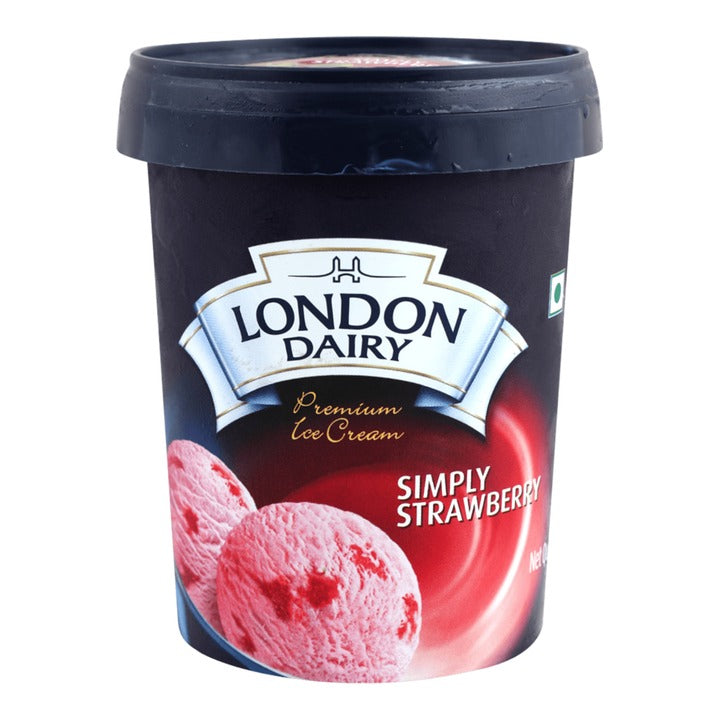 London Dairy Simply Strawberry Tub : 500 ml