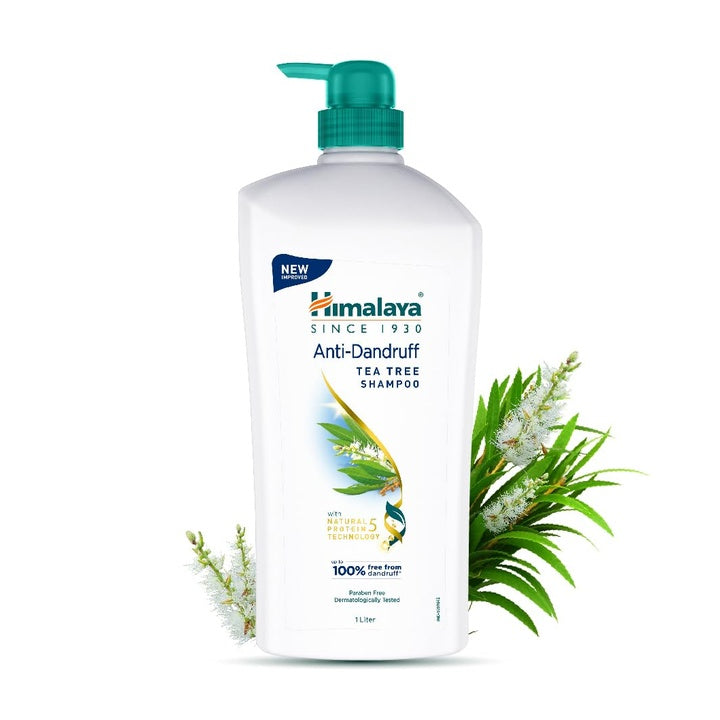 Himalaya Anti Dandruff Shampoo With Tea Tree Removes Dandruff & Soothes Sclap, 1000 ml