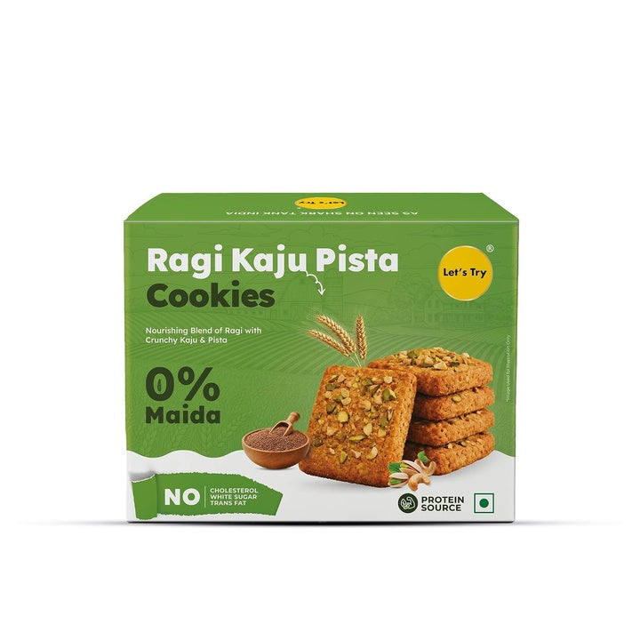 Let's Try Ragi Kaju Pista Cookies 100g