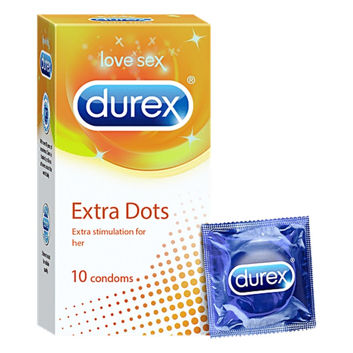 Durex Condoms - Extra Dots (10 pcs)