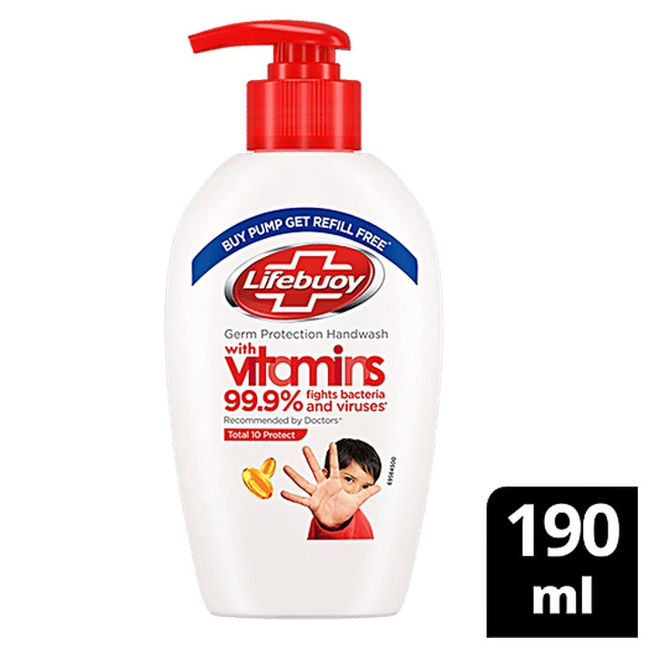 Lifebuoy Total 10 Germ Protection Handwash (190 ml)