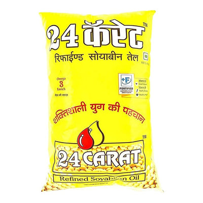 24 Carat Refined Soyabean Oil : 800 g