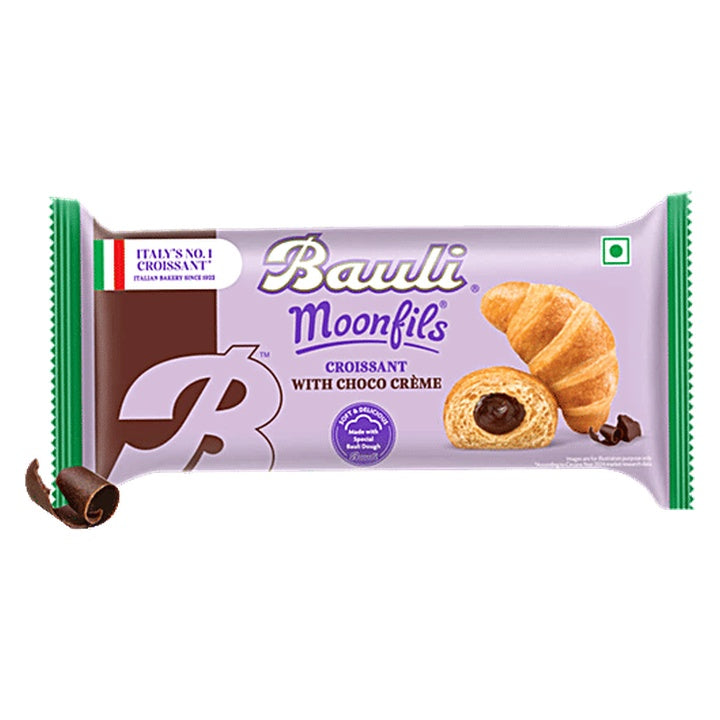 Bauli Moonfils Croissant - Choco Creme, Veg (45 g)