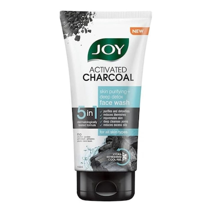 Joy Skin Fruits Activated Charcoal Face Wash, 150ml Tube