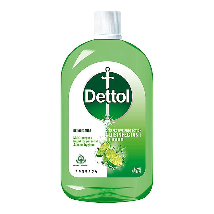 Dettol Disinfectant Liquid Lime Fresh : 500 ml
