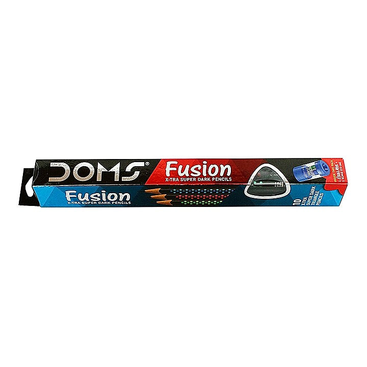 Doms Fusion X-Tra Super Dark Pencil : 10 Pieces
