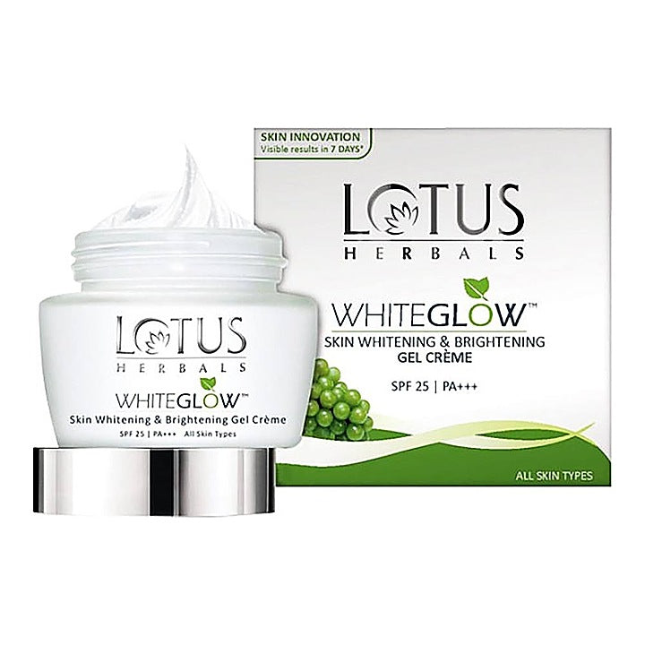 Lotus SPF 25 Pa+++ - Skin Whitening & Brightening Gel Creme : 60 g