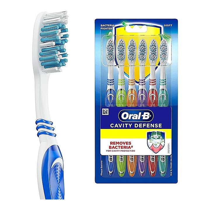 Oral-B Cavity Defence Soft Toothbrush : 6 Units