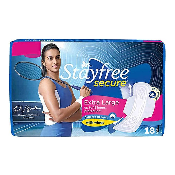 Stayfree Secure Cottony Wings XL : 18 U