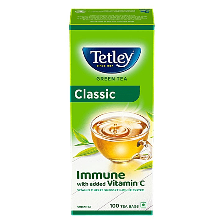 Tetley Classic Green Tea - Immune With Added Vitamin C (130 g)