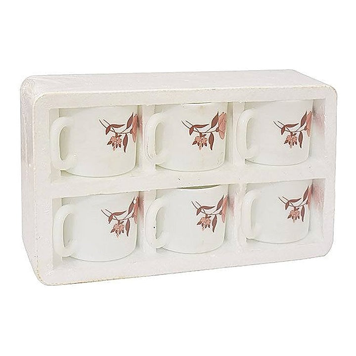 La Opala Coffee Cup Set (Assorted) : 6 N