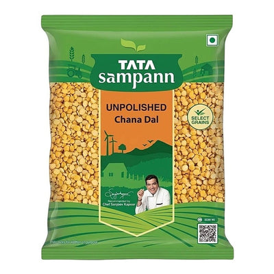 Tata Sampann Unpolished Chana Dal : 500 g