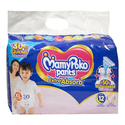 Mamy Poko Extra Absorb Pants - Extra Large : 30 U