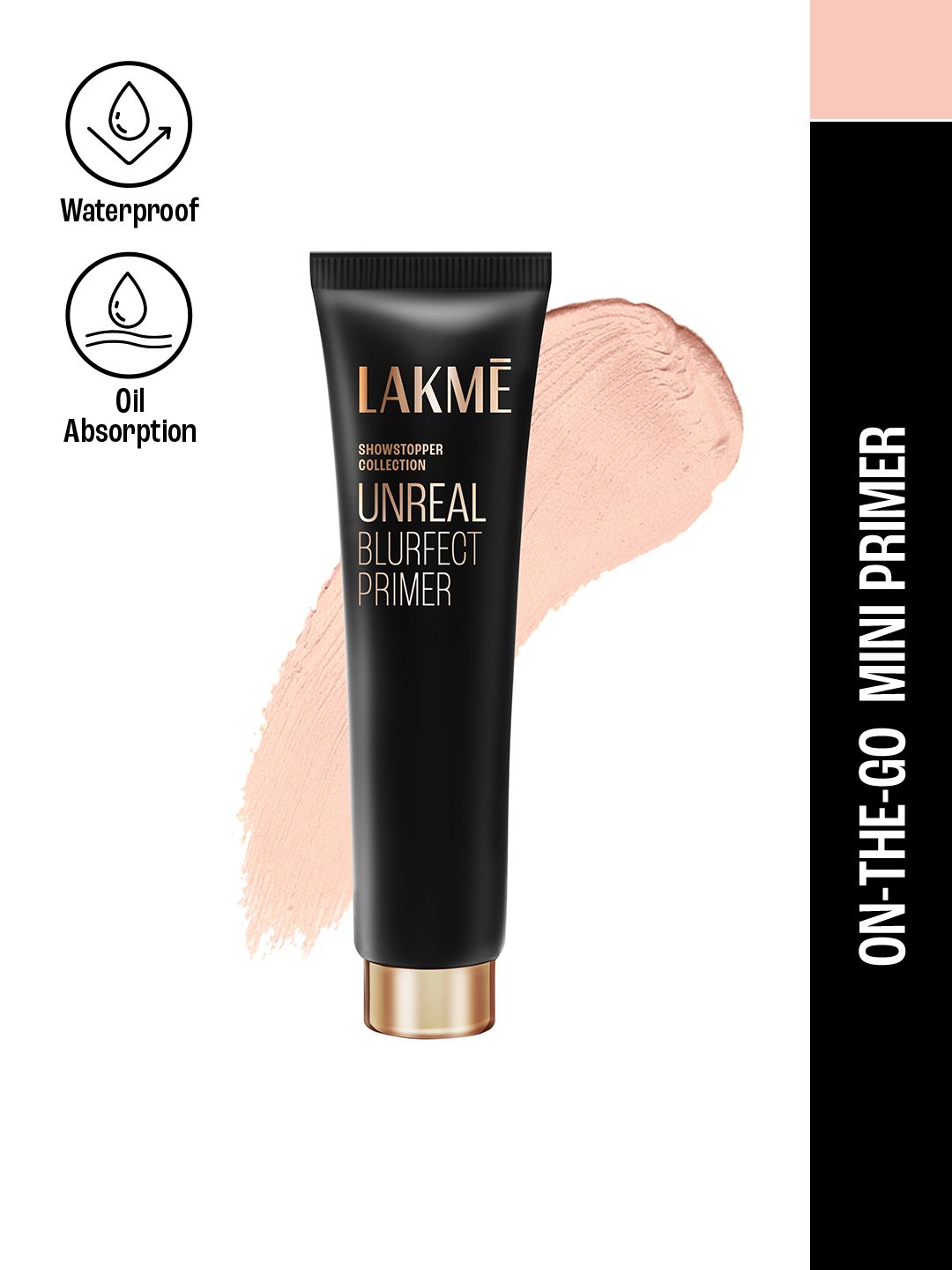 Lakme Unreal Mini Blurfect Long Stay Waterproof Face Primer Mattifies & Blurs Pores - 30ml