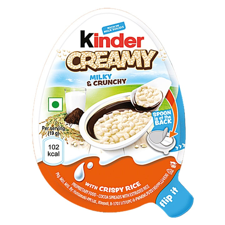 Kinder Creamy Milky & Crunchy - With Crispy Rice (19 g)