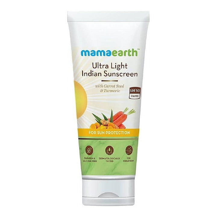 Mamaearth Ultra Light Indian Sunscreen SPF 50 : 80 g