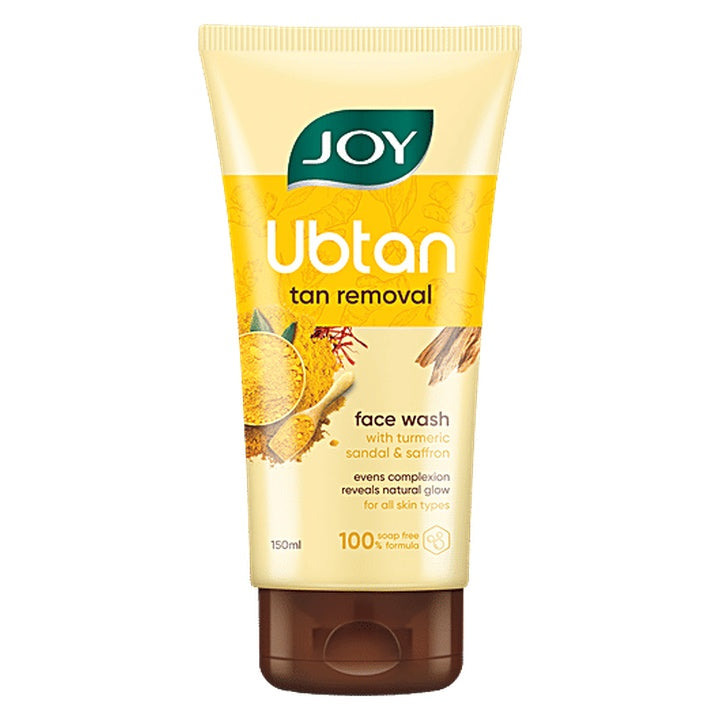 Joy Ubtan Face Wash - Saffron & Turmeric (150 ml)