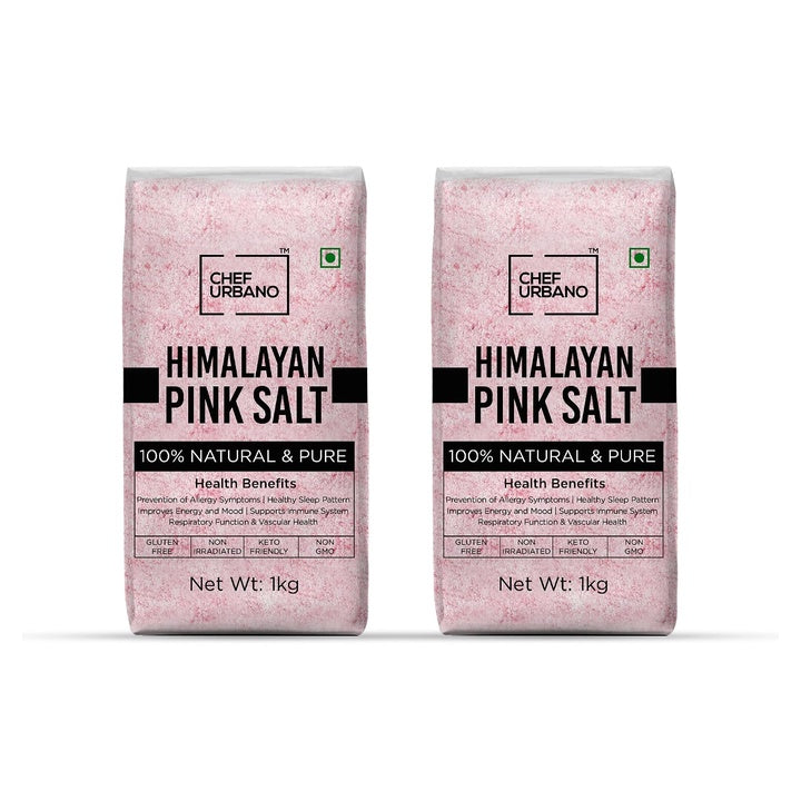 Chef Urbano Himalayan Pink Salt Pouch, 2 X 1000 g