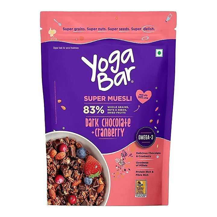 Yoga Bar Muesli - Dark Chocolate Cranberry : 400 g